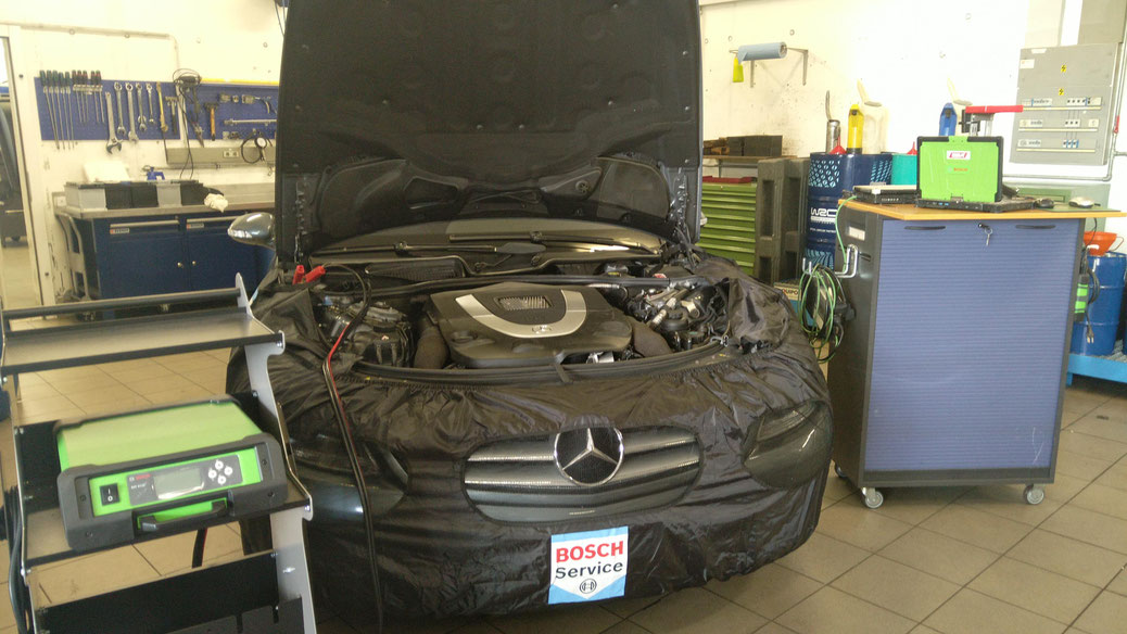 Werkstatt des Auto Center Steinhausen